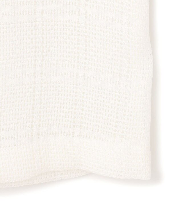 ICB スクエアチェックレノクロス レースジャケット オフホワイト系