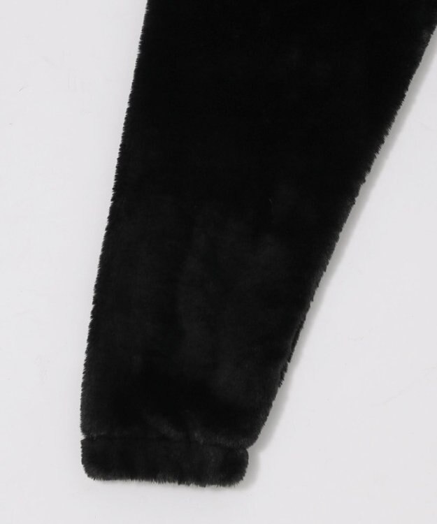 WEGO 【ユニセックス着用ITEM/MLサイズ展開】エコファーグラフィックブルゾン ブラック