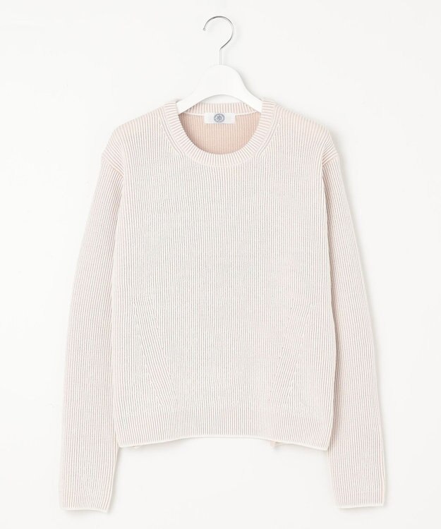 J.PRESS LADIES L 【WEB限定カラーあり・洗える】CLEAR COTTON BLEND サイドスリット ニット ピンク系5