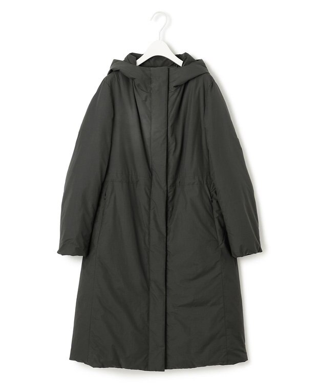 ICB L 【WEB＆一部店舗限定・撥水加工】ADSダウン  フーデットロングコート チャコールグレー系