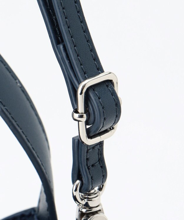 Y'SACCS イタリアンシープ 2wayラウンドトート ネイビー