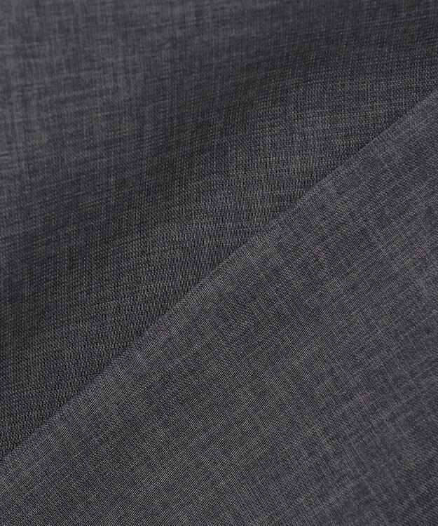 BEIGE， 【イージーケア】BATEAU / Vネック ギャザーブラウス Charcoal
