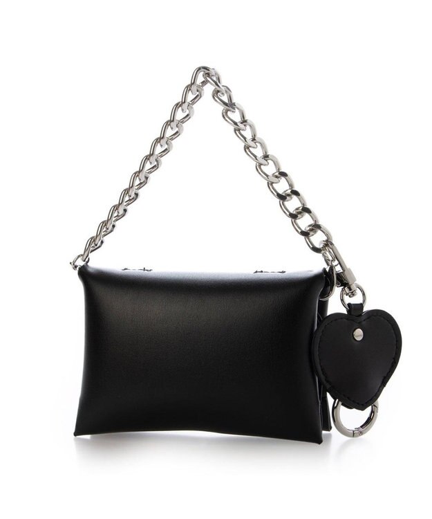 UNBILLION カシュカシュ cachecache / ハートマイクロチャームショルダー ブラック