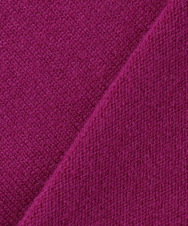 組曲 S ウールカシミヤミックス ロールネックニット パープル系