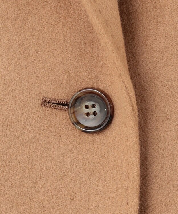 23区 L 【滝沢眞規子さん着用】ウールカシミヤビーバー チェスターコート キャメル系