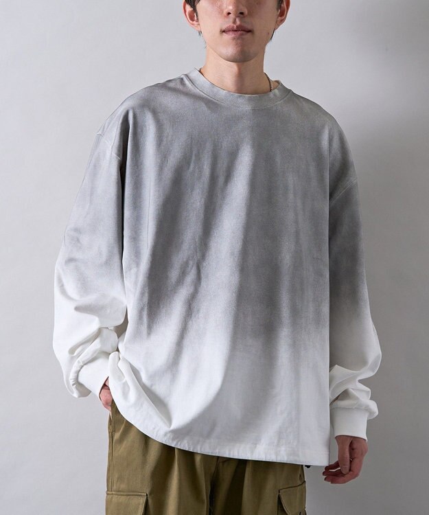 CRAFT STANDARD BOUTIQUE ヘビーウェイトグラデーションロンT White