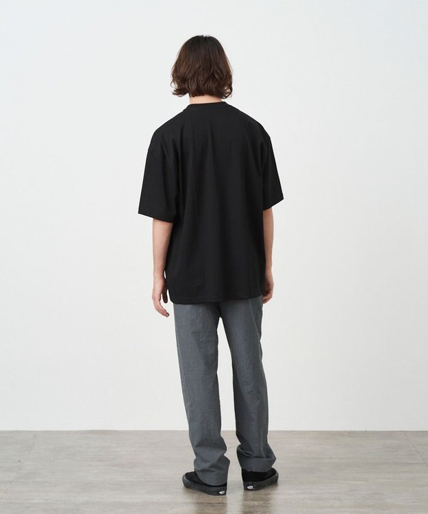 ATON 12/- AIR SPININNG | ルーズフィットTシャツ - UNISEX BLACK