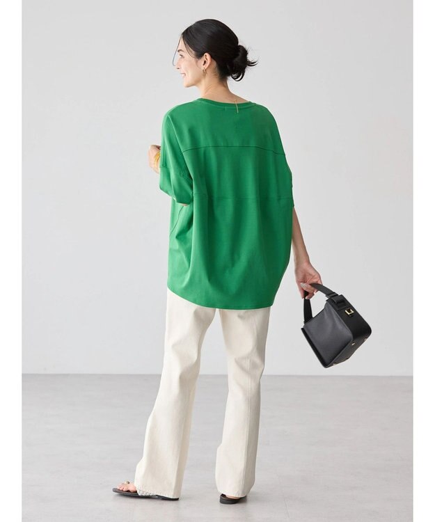 AMERICAN HOLIC ＵＶカット＋接触冷感　コクーンカットプルオーバー Green