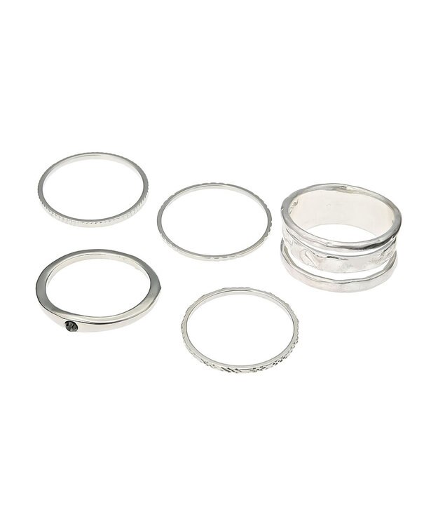 AMERICAN HOLIC ５ＳＥＴリング Silver