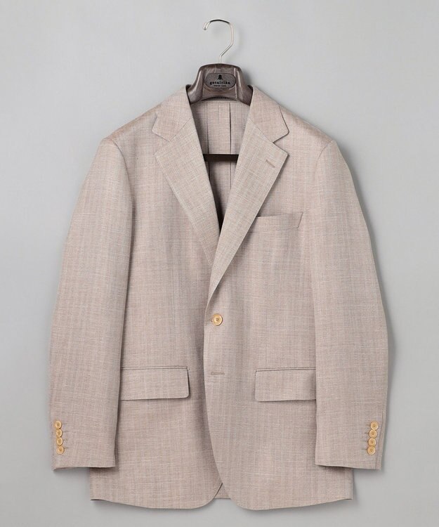 GOTAIRIKU 【Loro Piana Fabric】SUMMER TIME ジャケット_ヘリンボーン織 ベージュ×ヘリンボーン