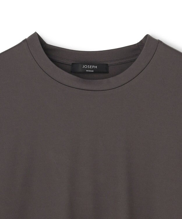 JOSEPH HOMME 新色追加【高機能素材】ハイゲージベアスムース　クルーネック長袖Ｔシャツ グレー系