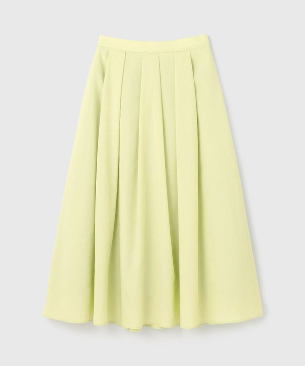 GRACE CONTINENTAL フレアタックスカート ライトグリーン