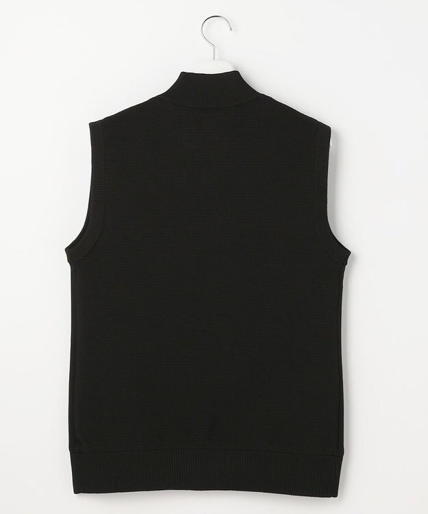 23区GOLF 【MEN】リバーシブルニットベスト モノグラム柄 ブラック系