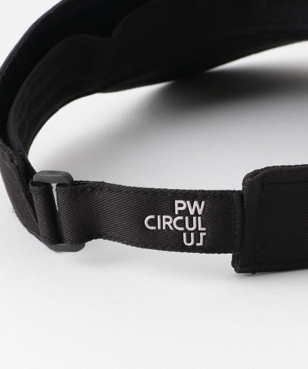 PW CIRCULUS 【UNISEX】ロゴ サンバイザー ブラック系