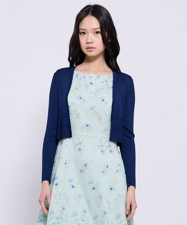 TOCCA EYELET AJISAI ボレロ ネイビー系