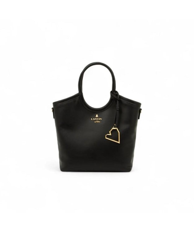 LANVIN en Bleu カリテ 2WAYハンドバッグ ブラック