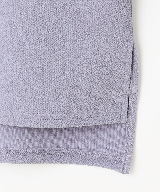 ANY L 【洗濯機可】ジャガード袖ねじりプルオーバー サックス