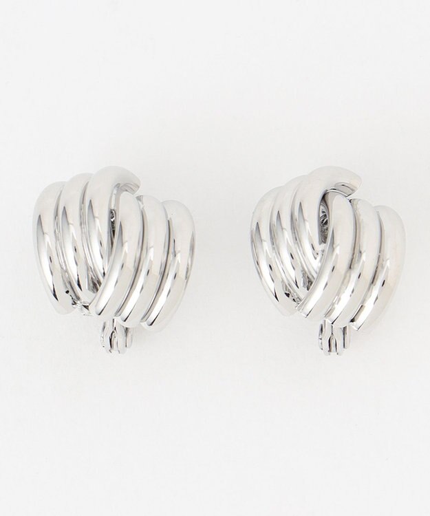 23区 【CLASSY.6月号掲載】ラインアーチ イヤリング シルバー系