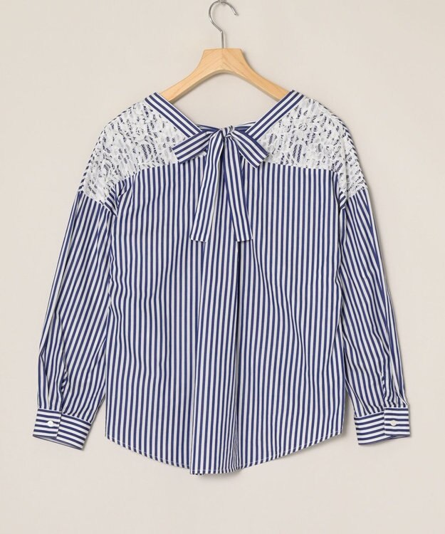 ONWARD Reuse Park 【any FAM】ブラウス春夏 ネイビー