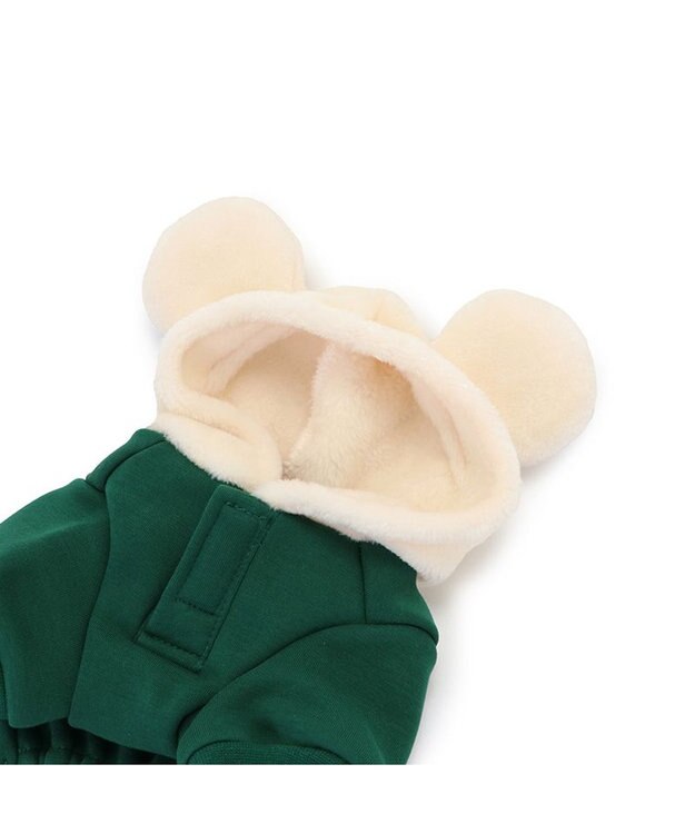 PET PARADISE ディズニー ミッキーマウス お揃いパーカー 小型犬 緑