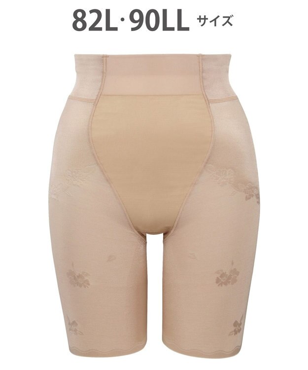 Wing ガードル 【ハミデンヌ】 ウエストのハミ肉すっきりカバー ロング丈 KQ2785 ウイング／ワコール シナモンブラウン