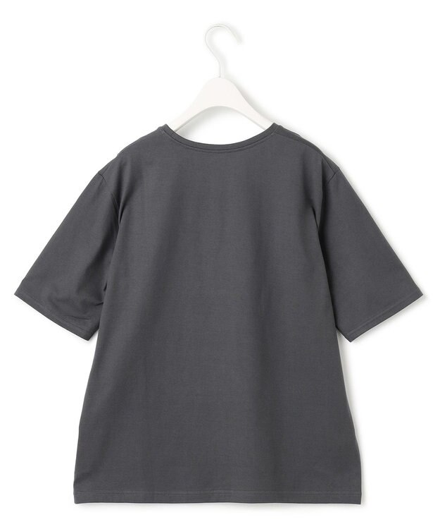 ICB 【洗える】 ロゴTEE カットソー チャコール系