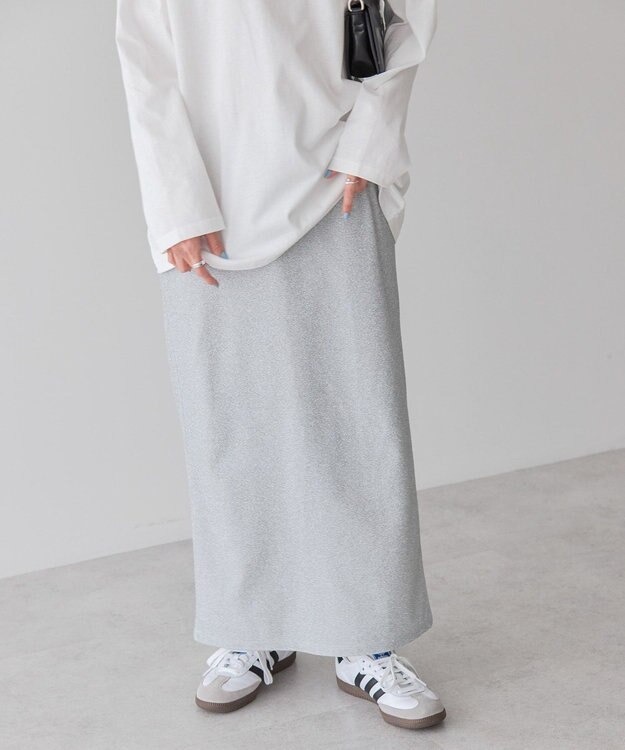 AMERICAN HOLIC ラメスカート Gray