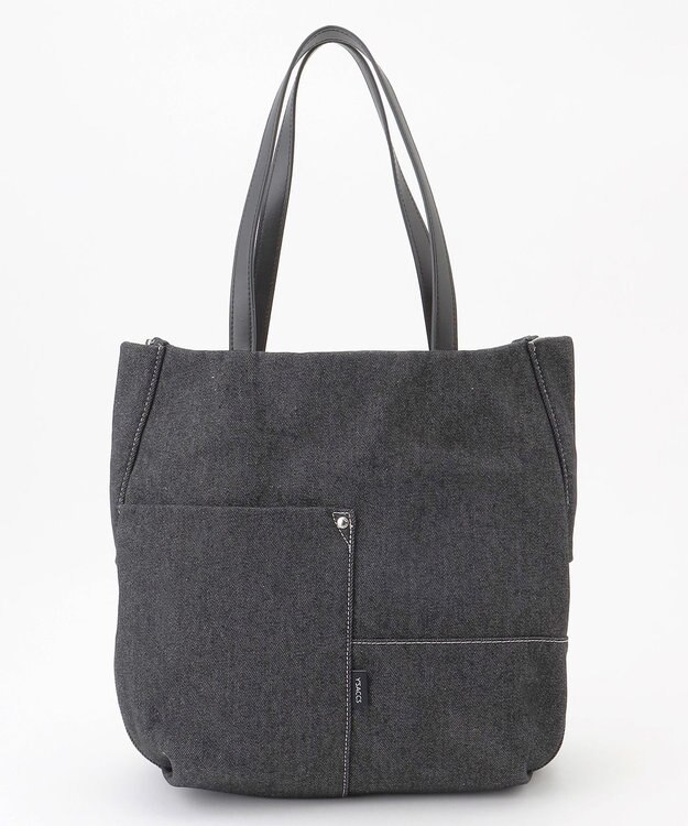 Y'SACCS デニムトートバッグ　Mサイズ ブラック【WEB限定カラー】