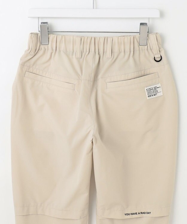 PW CIRCULUS 【MEN】ベンチレーション テーパードパンツ ゴルフ ベージュ系