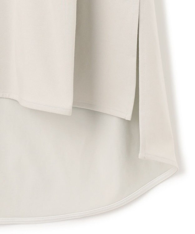 ICB 【接触冷感・UVケア・洗える】コンフォートプレーティング デザインカットソー ピスタチオ系