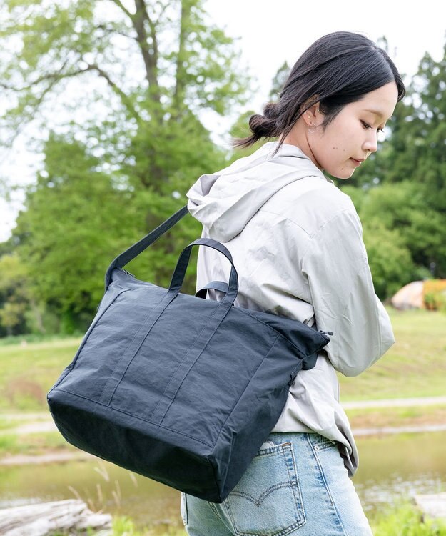 NIZYU KANO 【はまじコラボ】Airyトート Mサイズ ダークグレー