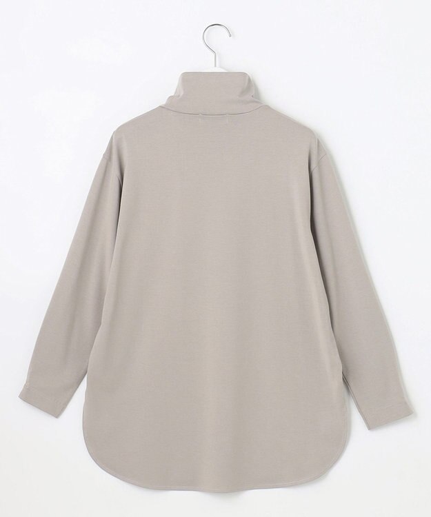 J.PRESS LADIES S タートルジャージー カットソー グレー系