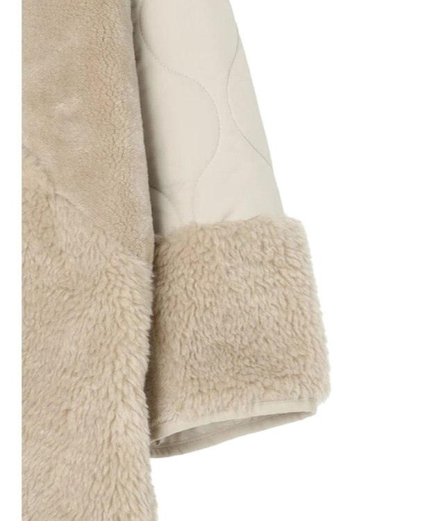 AMERICAN HOLIC キルポカボアＭｉｘキルティングコート Light Beige