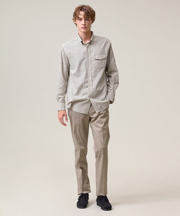 J.PRESS MEN ガーメントダイオックスフォード シャツ / B.D . イエロー系3