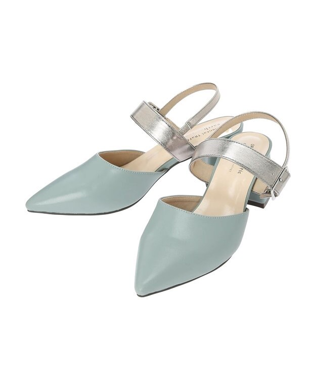 earth music&ecology ＯＲｉｅｎｔａｌ　ＴＲａｆｆｉｃ　ベルトパンプス Blue