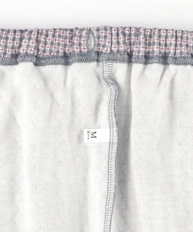 ワコール／睡眠科学 メンズ パジャマ 長袖 長ズボン 綿混(本体) あったか YGW473 睡眠科学／ワコール チャコールグレー