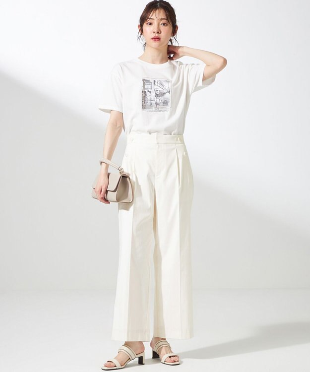 ANY SIS 【洗える】アソートロゴ Tシャツ フォトオフ