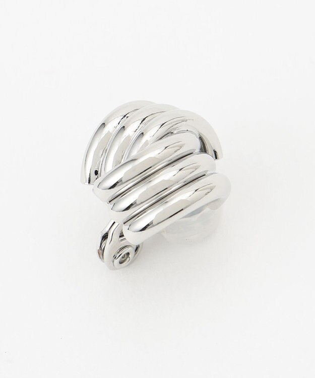 23区 【CLASSY.6月号掲載】ラインアーチ イヤリング シルバー系