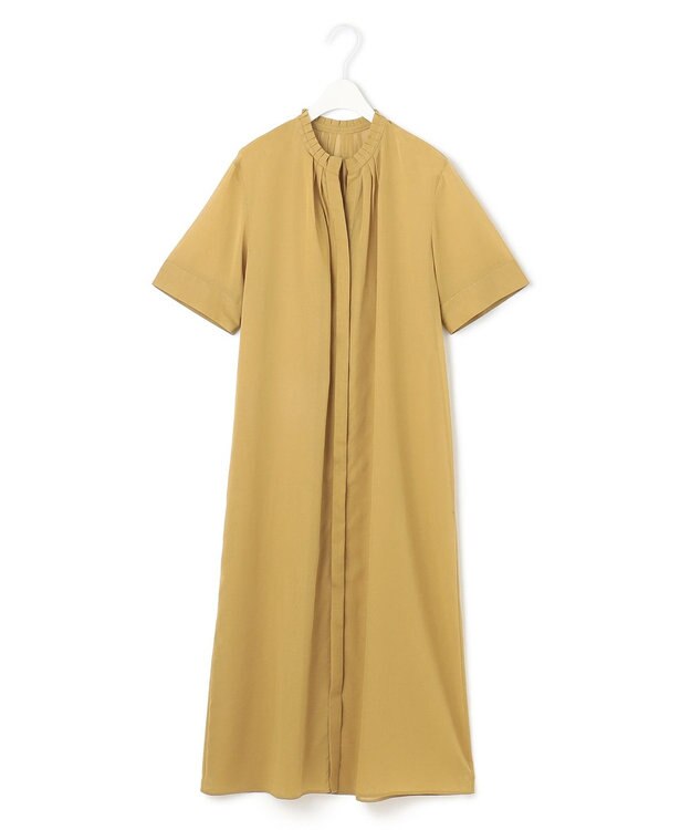 ICB 【洗える】ハイツイストコットンボイル ワンピース クレイベージュ系