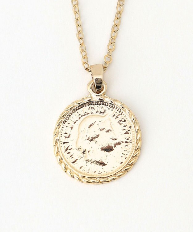 UNFILO コイン/ハート ネックレス 2点セット ゴールド[コイン]