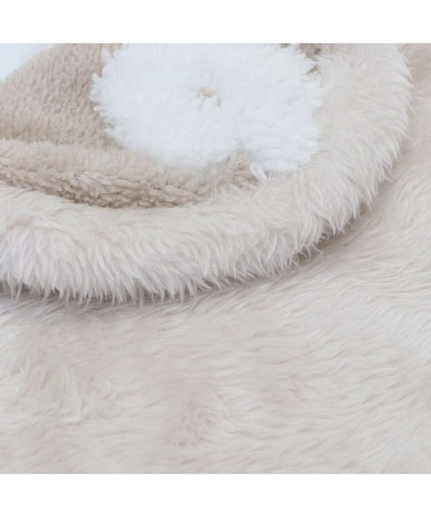 PET PARADISE ペットパラダイス ボア スリーパー 《お花柄》 小型犬 ベージュ