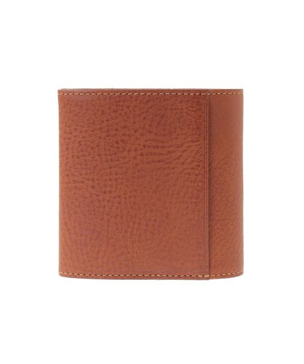 genten ミネルヴァ2 内ボックス型二つ折り財布 チャ