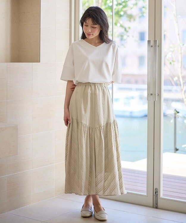 ANY ドライポンチVネックプルオーバー オフ