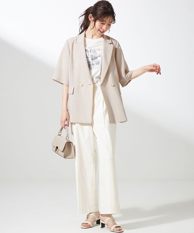 ANY SIS 【洗える】アソートロゴ Tシャツ フォトオフ