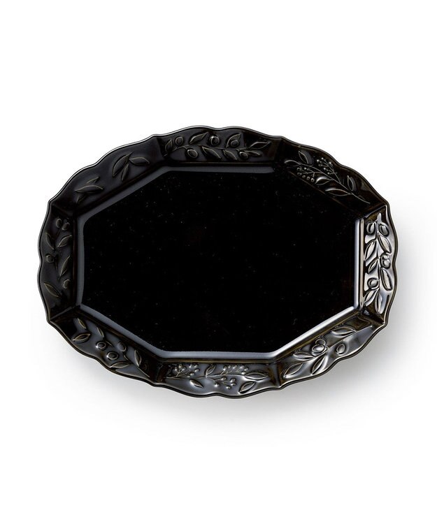 aito製作所 オリーヴ　オーバルプレート ブラック_111136