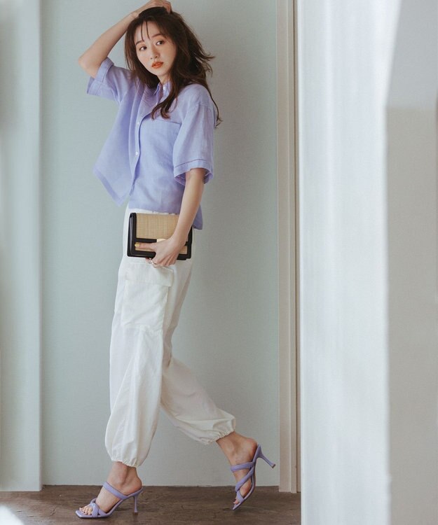 23区 【CLASSY.6月号掲載/Oggi4月号掲載】雑材ミニ ショルダー ブラック系1