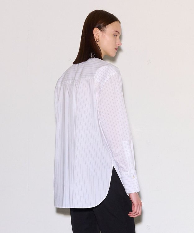 JOSEPH ポプリンシャツ×ニットベスト Black