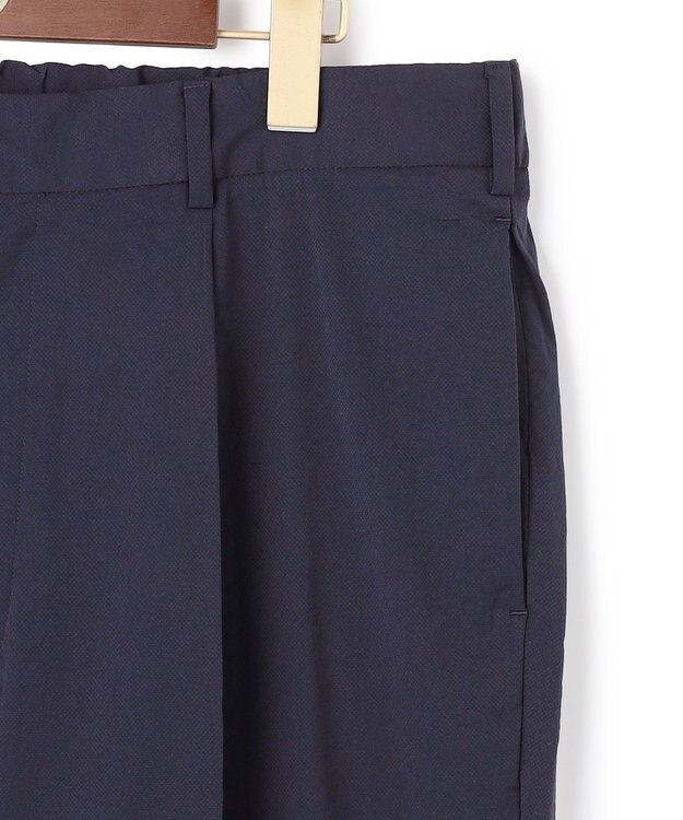 J.PRESS MEN 【J.PRESS ORIGINALS】【UNISEX】High Power Stretch Mechanical 1Tuck Slacks / New Wide Piped Stem ネイビー系