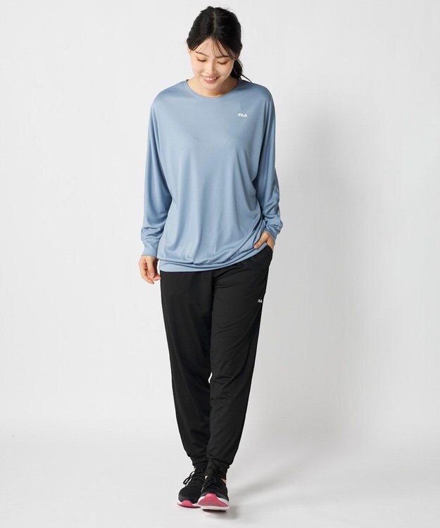 OP／FILA 【FILA】水陸両用フィットネスウェア 2点セット ブルー