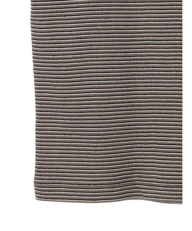 AMERICAN HOLIC ミジンボーダーノースリーブカットプルオーバー Navy